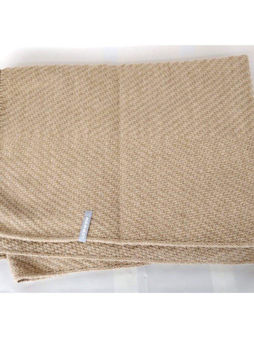 Mammut Roseg Scarf Sand One Size 64" x 24"